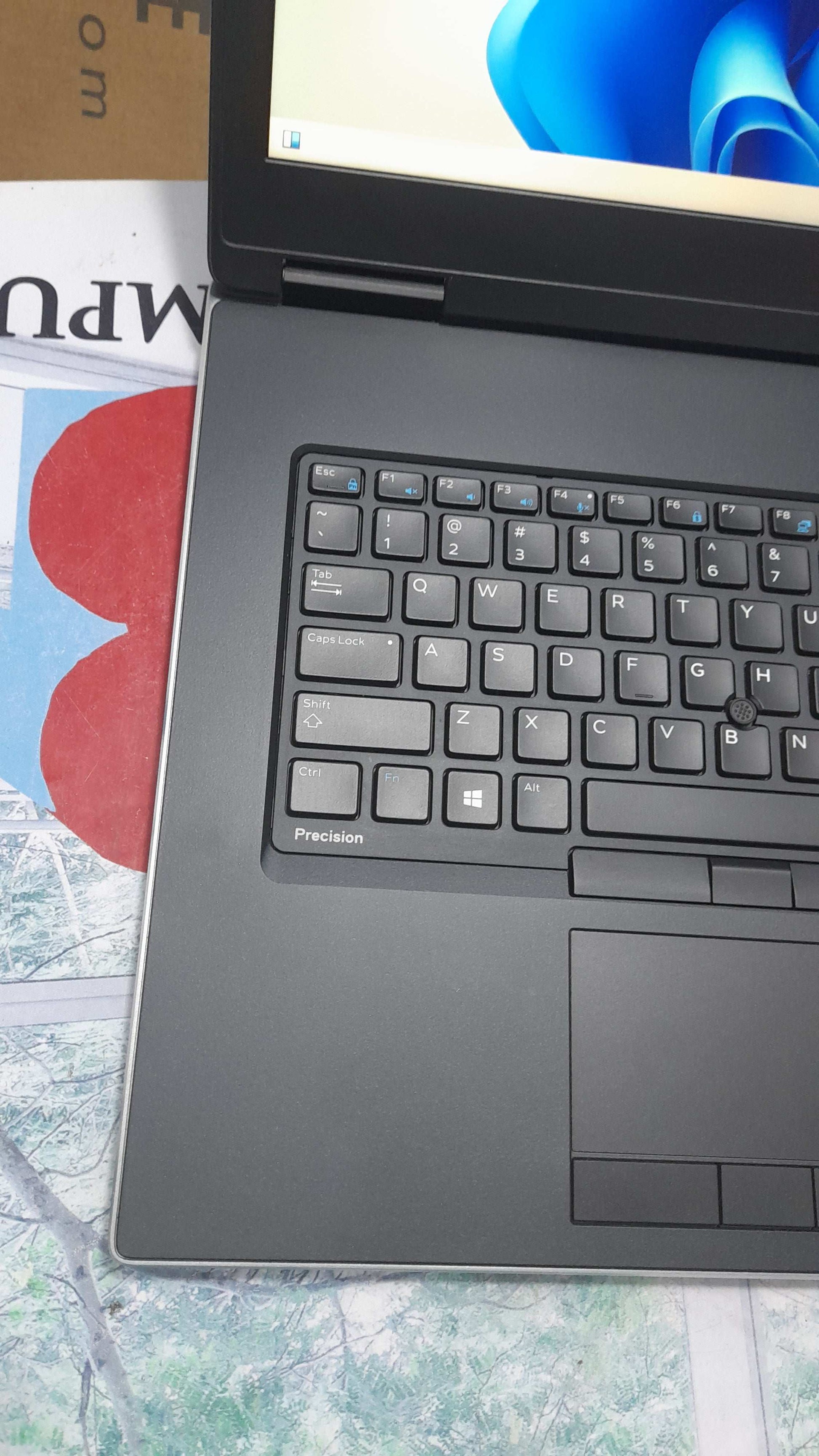 Uk used Dell Precision 7730 laptop intel Core i9-8850HK,6G dedicated Quadro P3200, FHD - 512GB SSD - 32GB RAM - Keypad Light 22407GB Total graphic