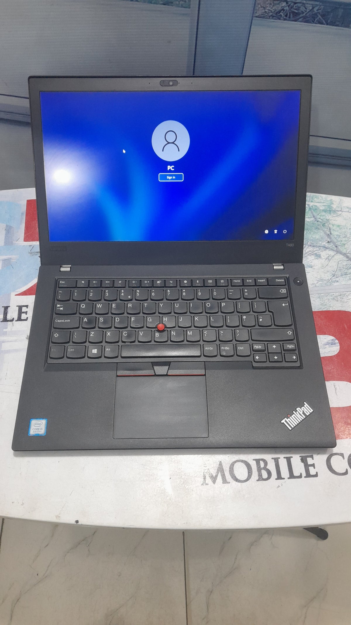 Lenovo ThinkPad T480 | 8th Gen Core i5 | 8GB RAM | 256GB SSD | Backlit Keyboard